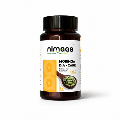 Nimaas Moringa Dia-Care Capsules (60 Tablets) | Blood Sugar Support
