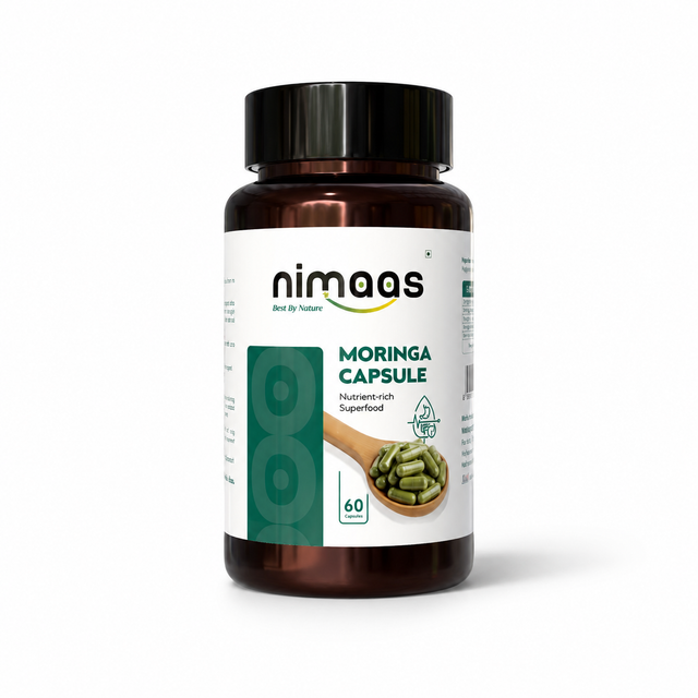 Nimaas Moringa Capsules | Nutrient-rich Superfood | 60 Capsules