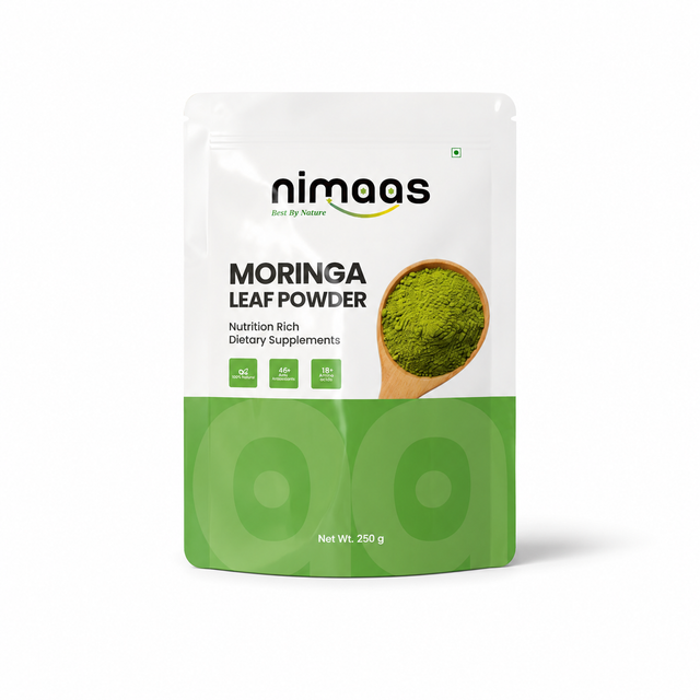 Nimaas Moringa Leaf Powder | Pure Farm-grown Superfood | Best By Nature