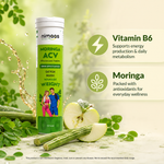 Nimaas Moringa ACV Effervescent | 15 Tablets | Green Apple