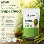Nimaas Moringa Leaf Powder | Pure Farm-grown Superfood | Best By Nature