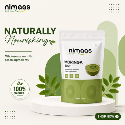 Nimaas Moringa Soup Mix | Light & Nourishing Superfood Soup | Farm-grown Moringa