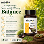 Nimaas Moringa Dia-Care Capsules (60 Tablets) | Blood Sugar Support